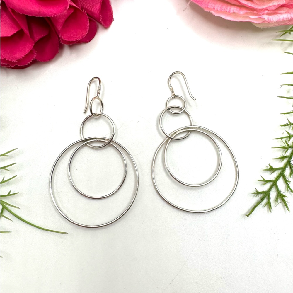 SILPADA ⚜️ Sterling Silver Double Hoop Earrings